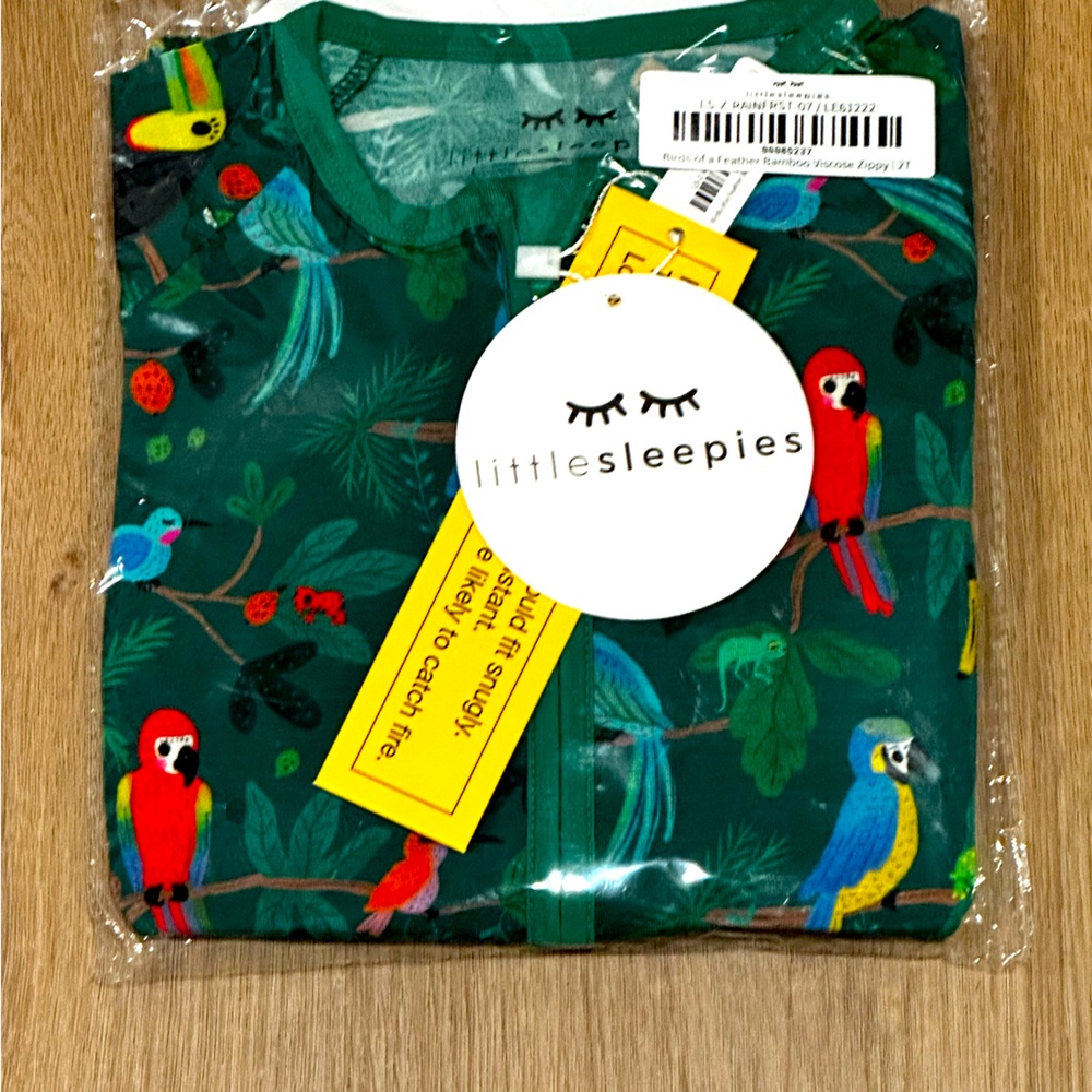 Birds of a Feather Bamboo Viscose Zippy - 2T